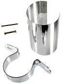 Chrome Cal Look Coil Cover And Bracket